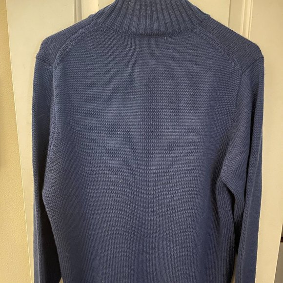 Wool Overs Quarter Zip Sweater M - Picture 4 of 5